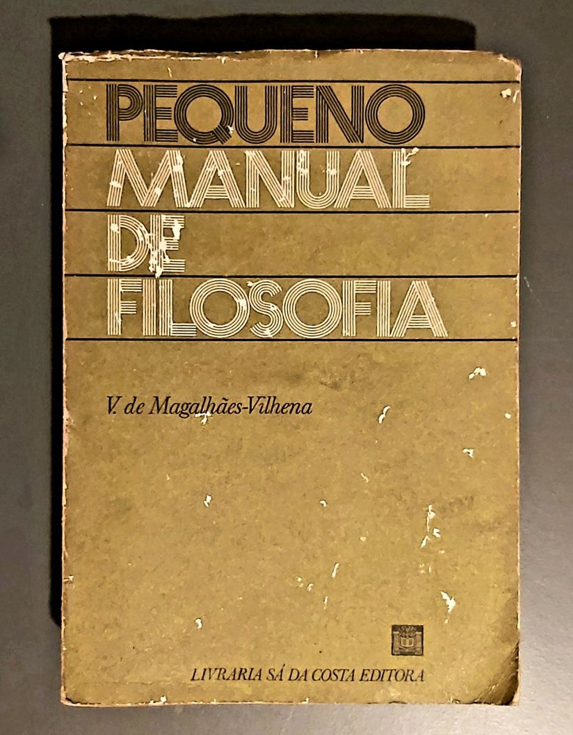 Livro Pequeno Manual de Filosofia. Autor: Vasco Magalhães Vilhena

Aut