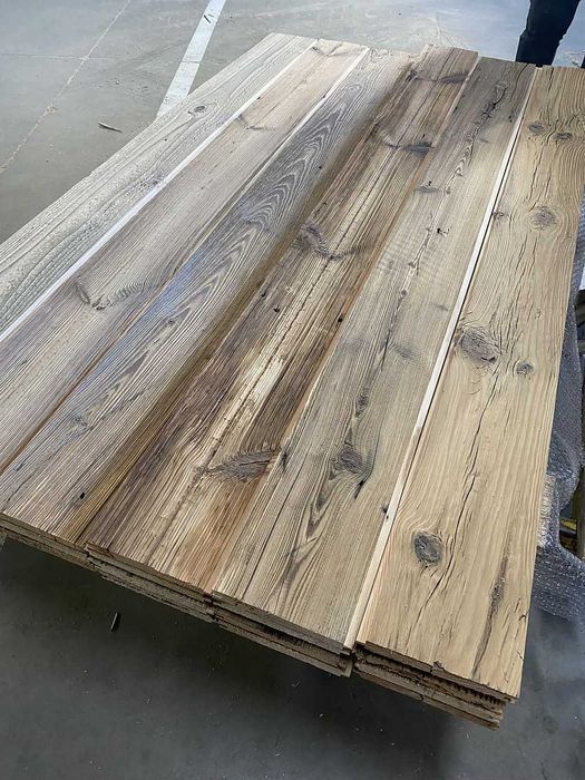 Deska sztorcowana na ścianę rustykalna, 50-100cm, stare deski