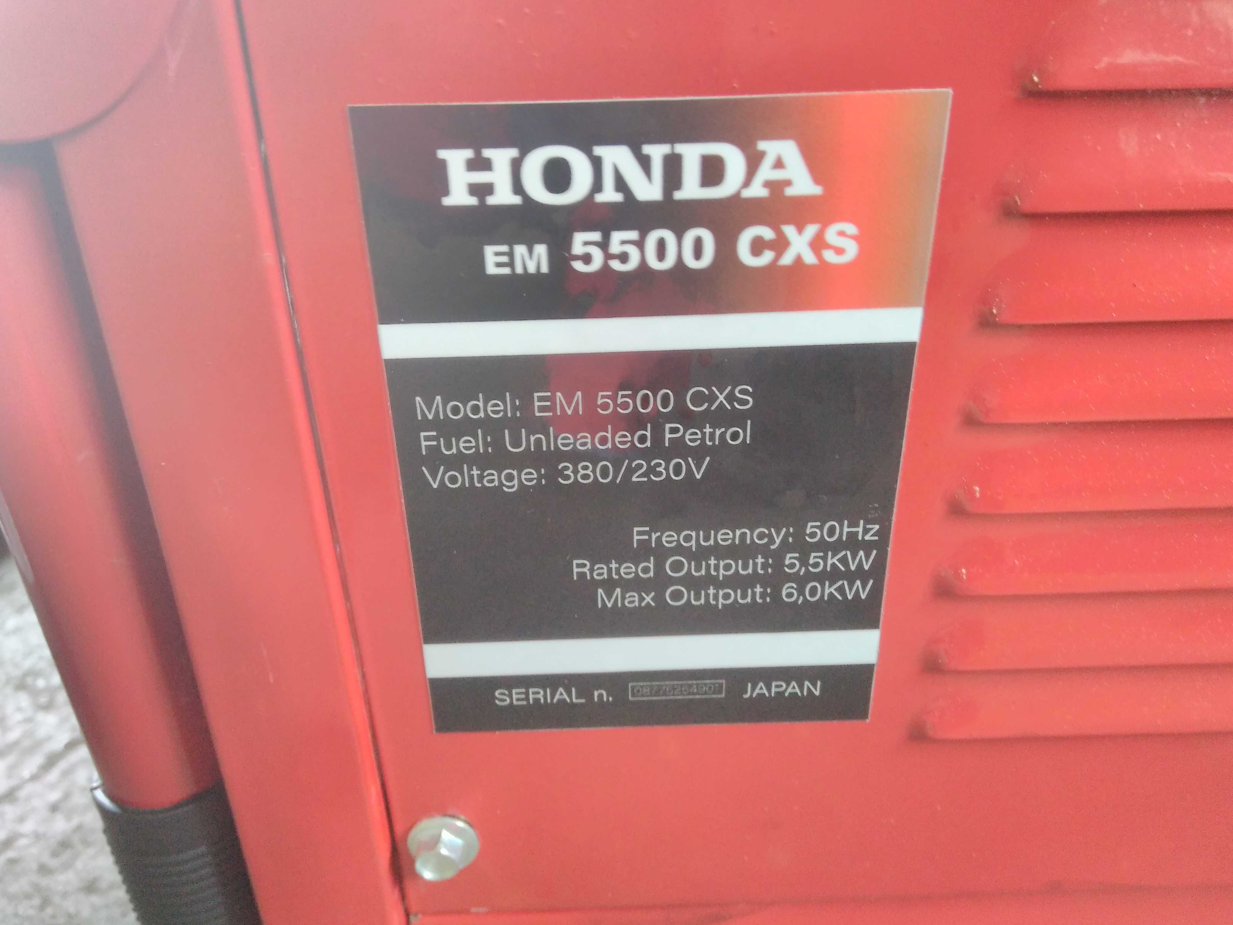 Agregat prądotwórczy Honda, nowy, 100% sprawny, zalany olej.