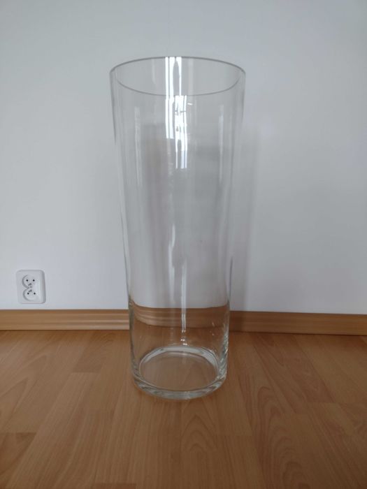 Bardzo duży szklany wazon