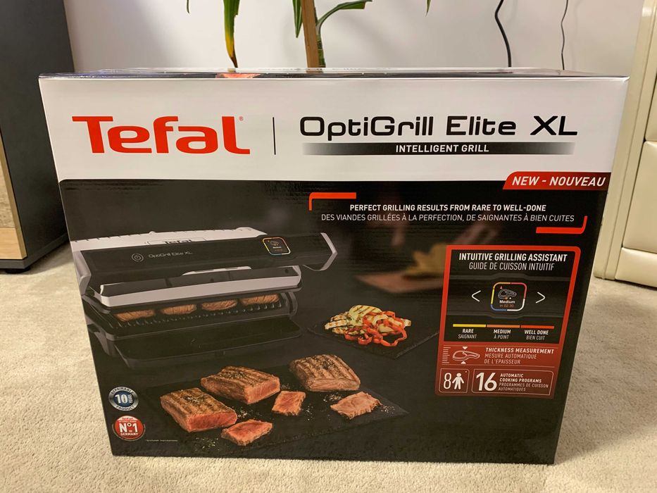Гриль-барбекю електричний Tefal Optigrill Elite XL GC760D