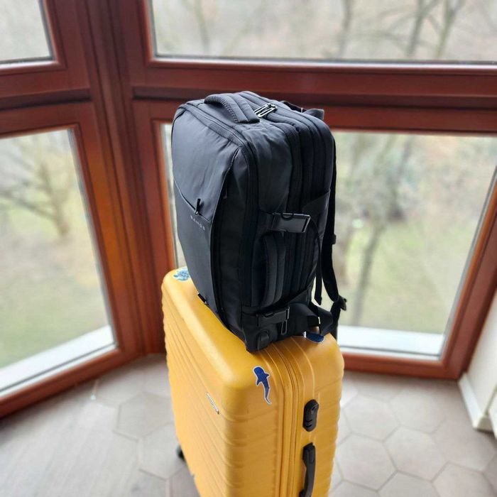 BANGE Plecak Do Samolotu Turystyczny Biznesowy Laptop 17,3 USB Prezent