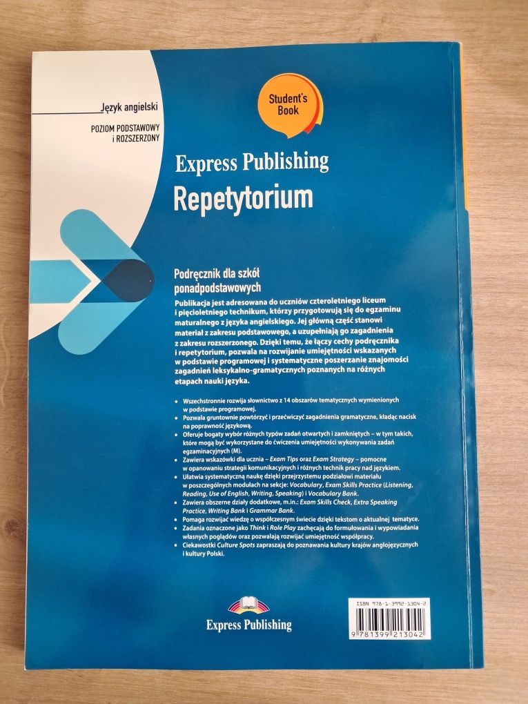 Repetytorium język angielski poziom podstawowy i rozszerzony
