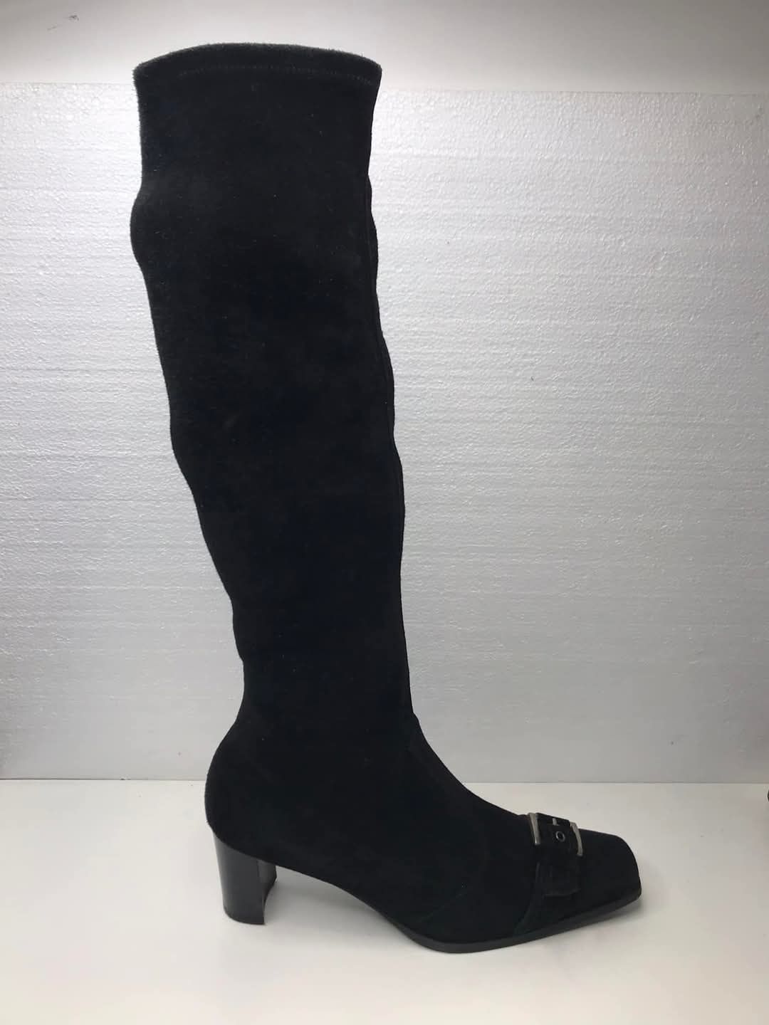 Kozaki skórzane elastyczna cholewka Stuart Weitzman rozmiar 39,5