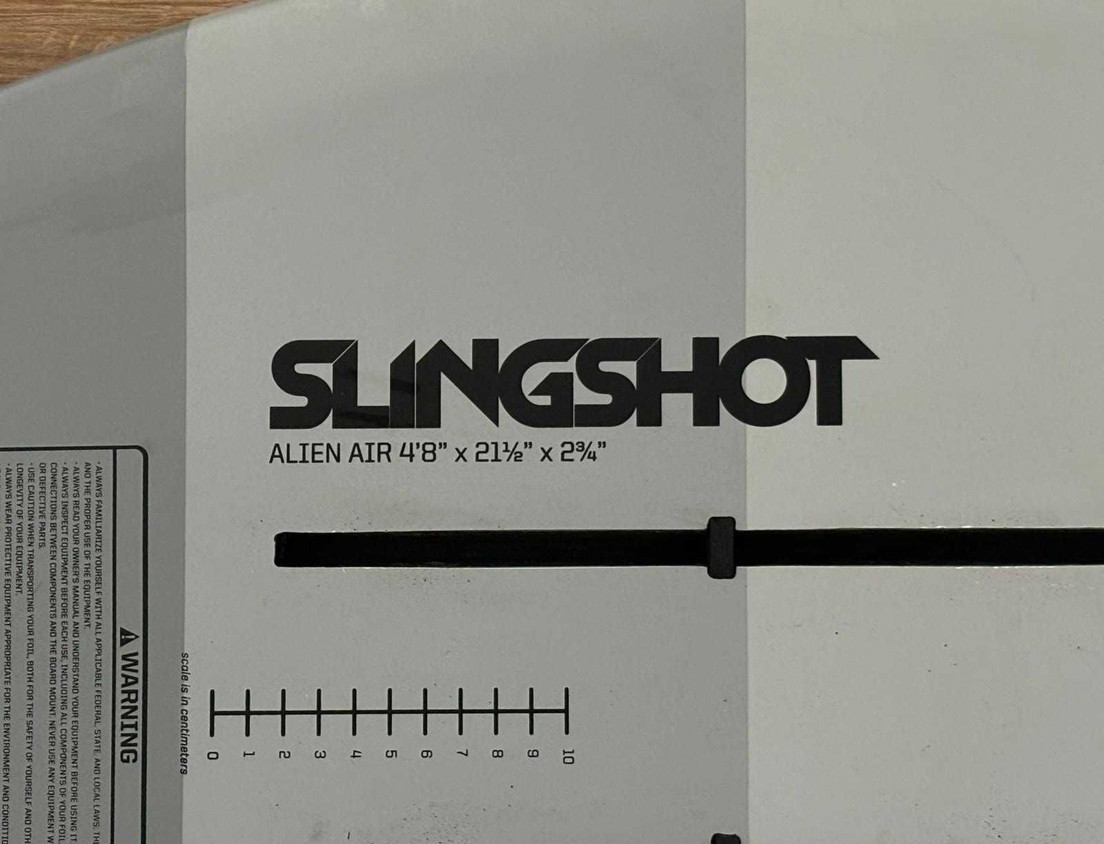 Prancha Kite foil slingshot alien air 4´8