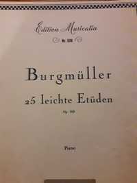 Burgmueller etiudy 25 łatwych etiud pianino.