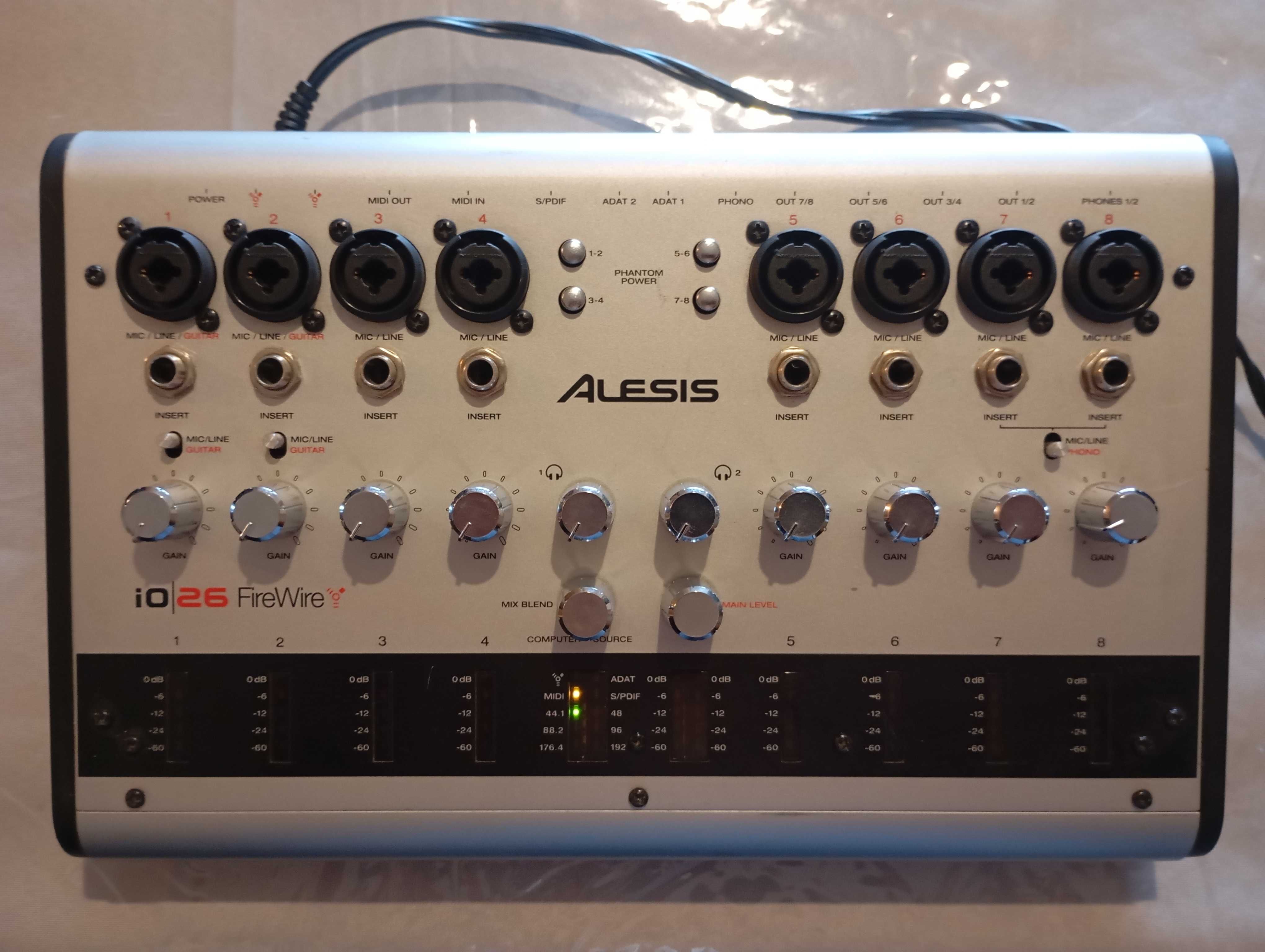 Interface de audio Alesis IO 26 firewire