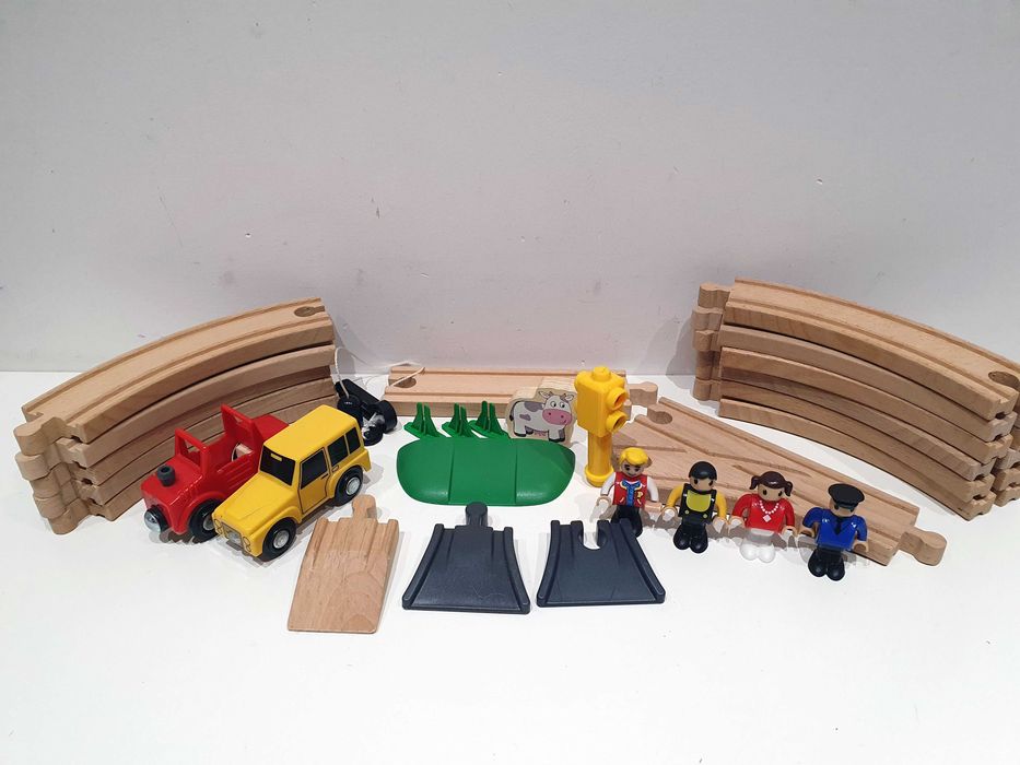 Playtive dodatkowy zestaw torów tory kompatybilne z Ikea Lillabo Brio