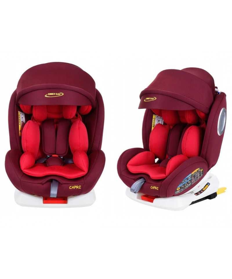 Fotelik CAPRI Obrotowy 360° 0-36 Kg ISOFIX SUMMER BABY + Daszek