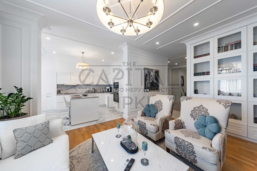 Стильна 3 кімтна з 2 спальнями + паркіпг в ціні Новопечерські Липки