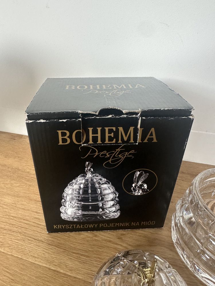 Bohemia Prestige pojemnik na miód miodownica słoik dozownik