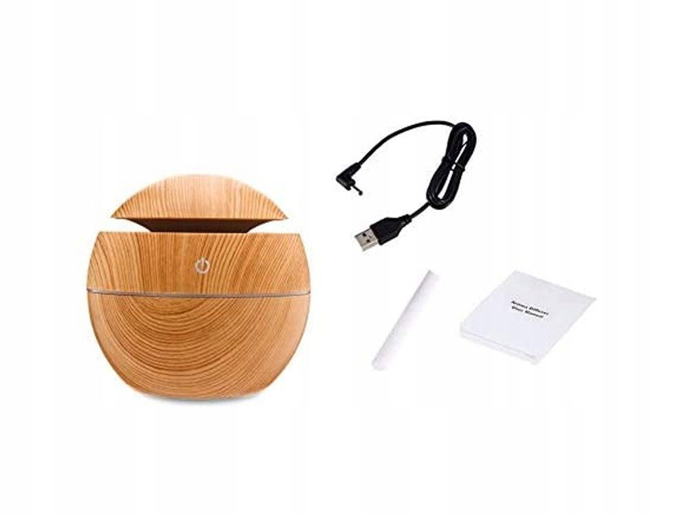 Nawilżacz dyfuzor powietrza zapachowy RGB LED aromaterapia USB