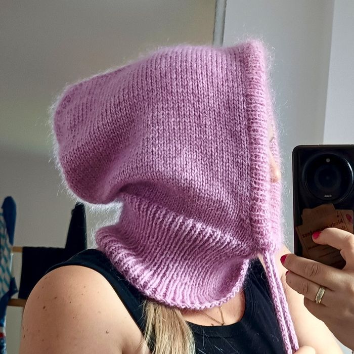 Balaclava czapka moher wełna kominiarka ciepła zimowa na zimę komin