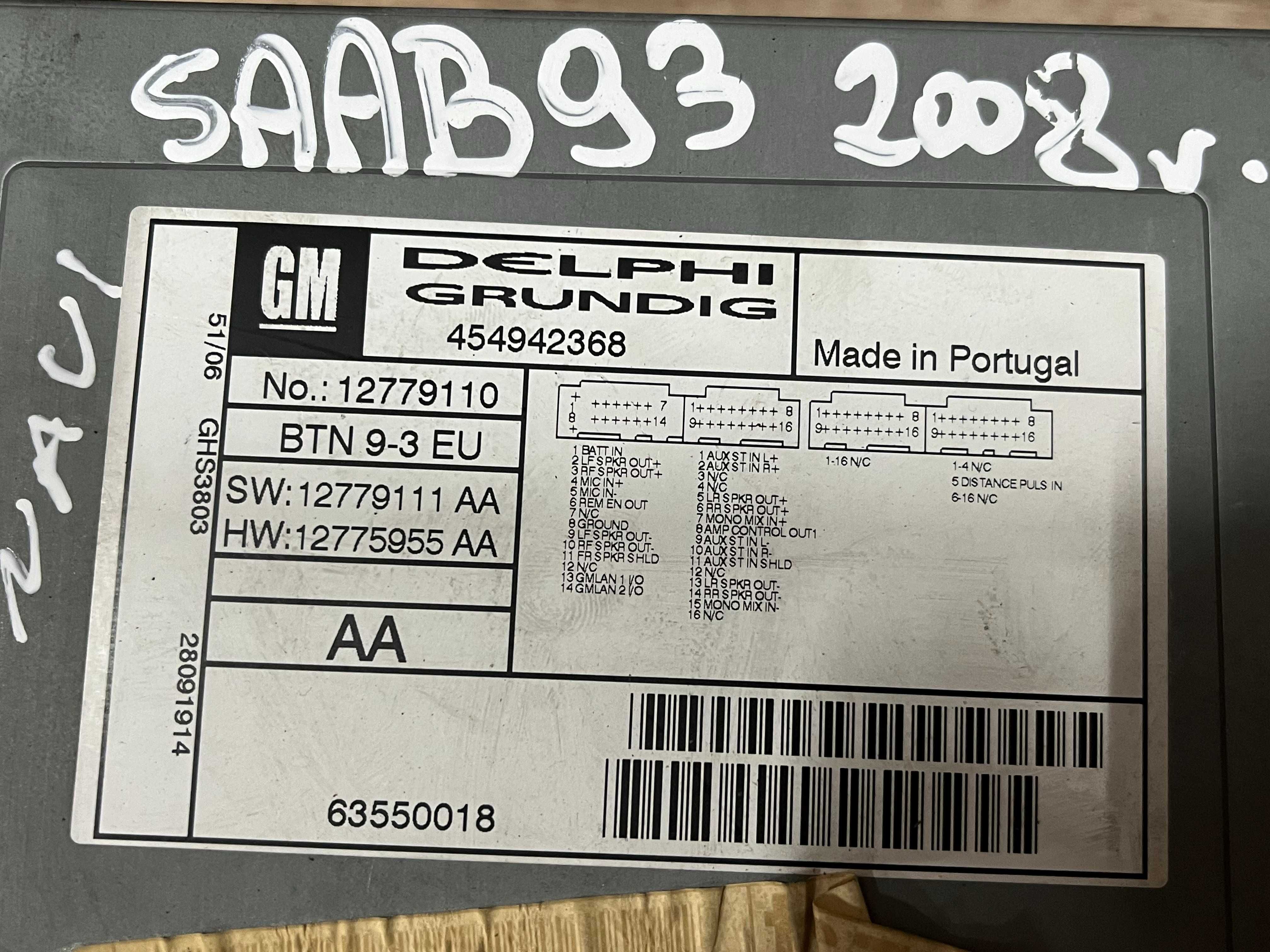 Radio nawigacja Saab 93