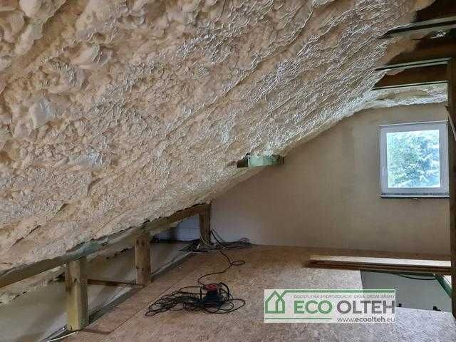 ocieplenia domów, budynków pianą PUR - otwartą i zamkniętą komórką