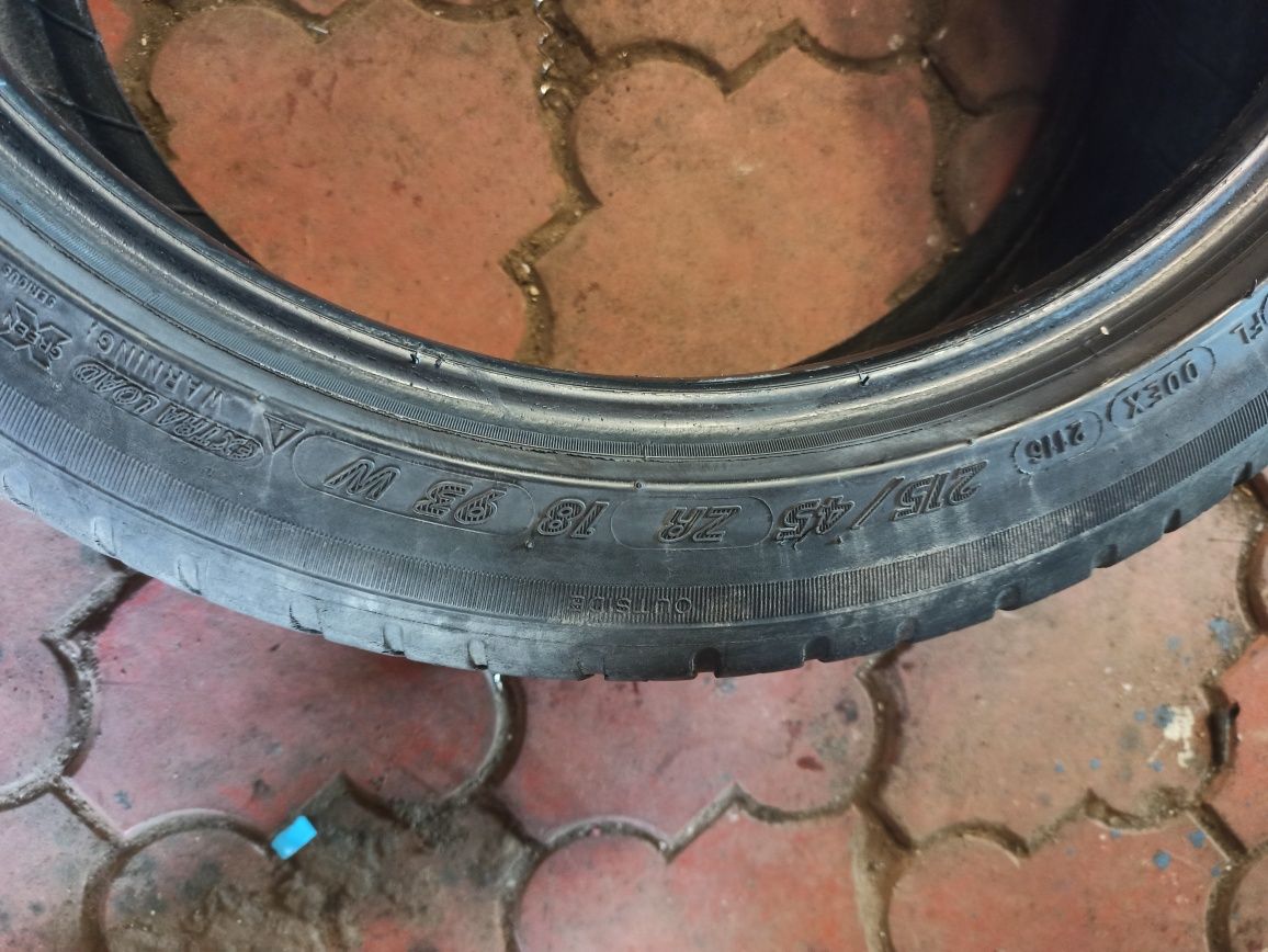 215/45r18 Michelin pilot sport 3 letnie