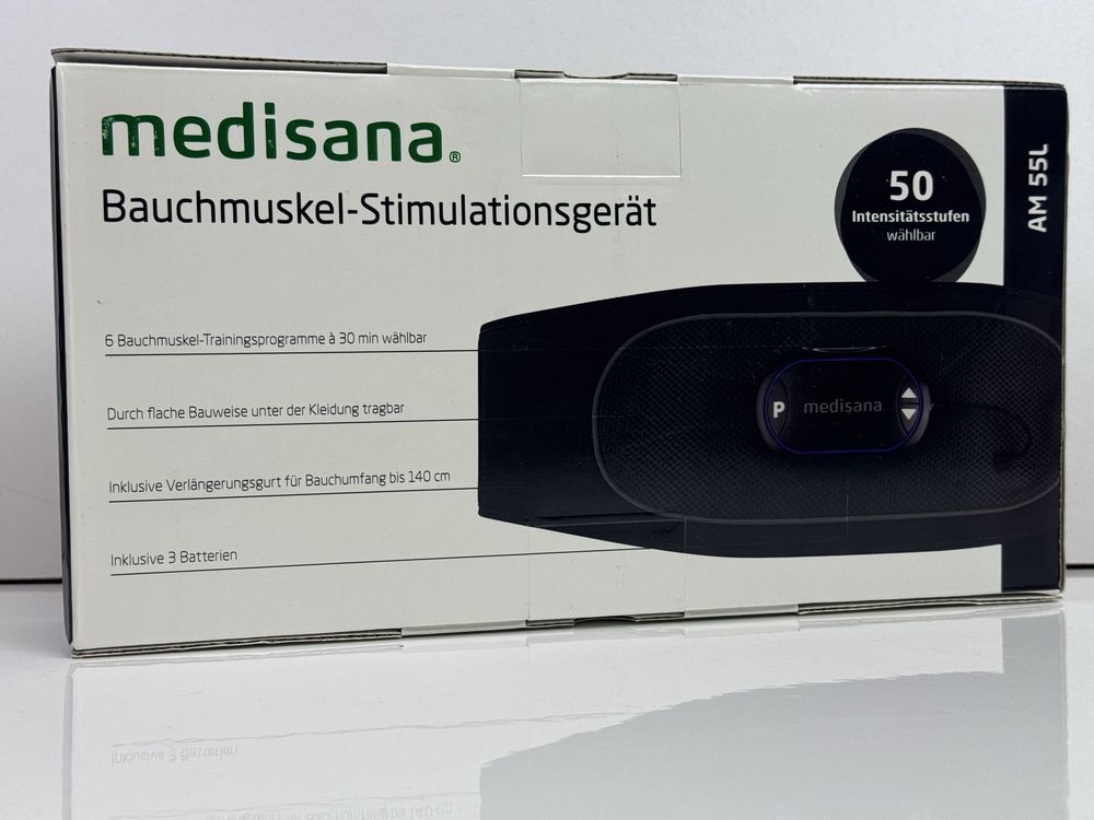 Новий Пояс-стимулятор м'язів живота MEDISANA AM 55L
