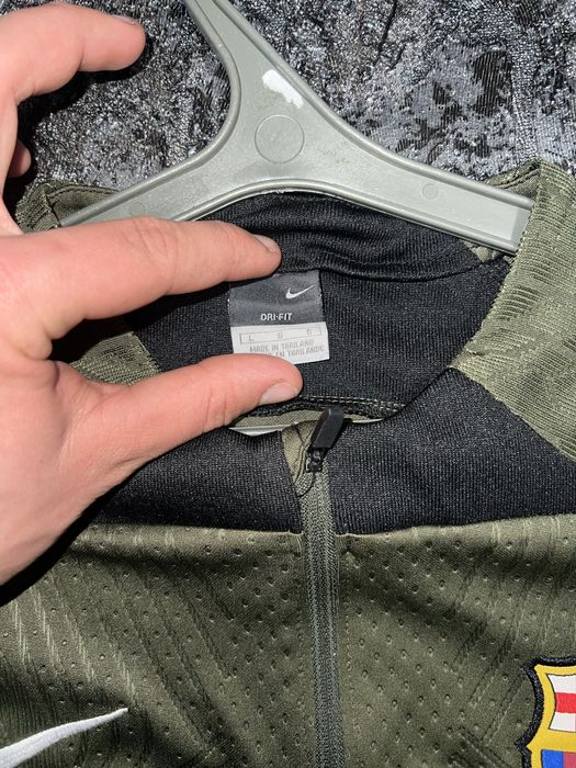 Стильна тренувальна кофта найк nike FC Barcelona