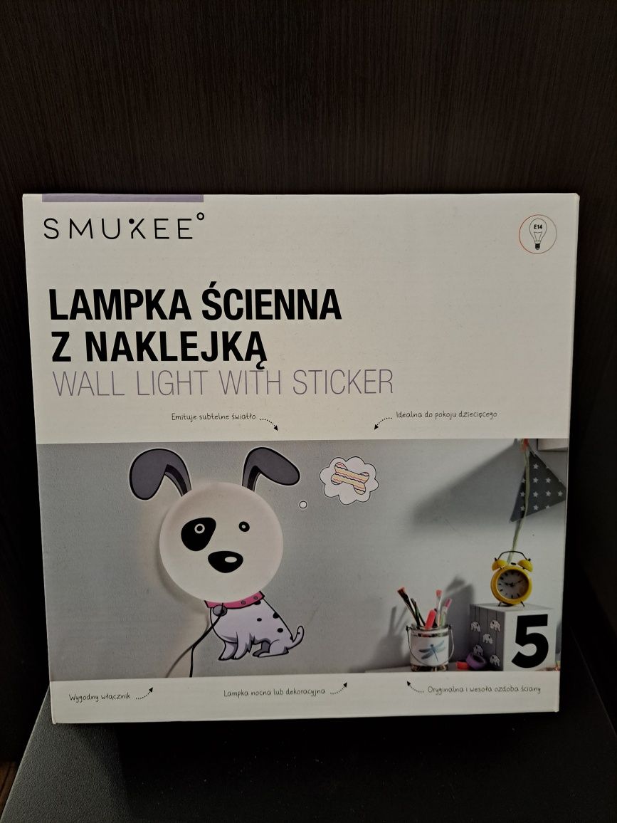 Lampka ścienna dziecięca Smukee