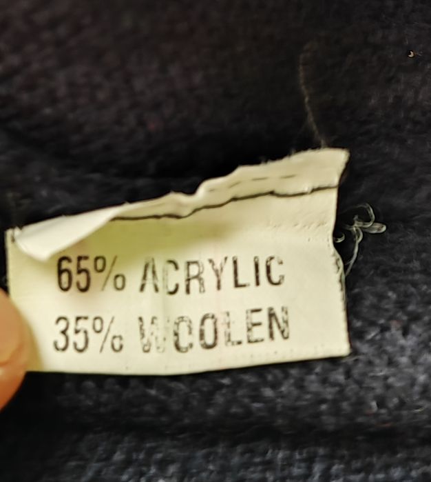 Sweter z golfem używany granatowy XL