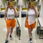 T-shirt Gymshark z rozcięciem z boku, rozmiar S