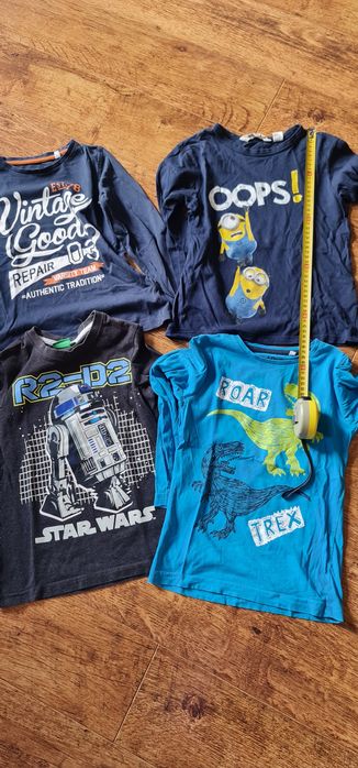 Zestaw bluzek dla chlopca 116/122 cm