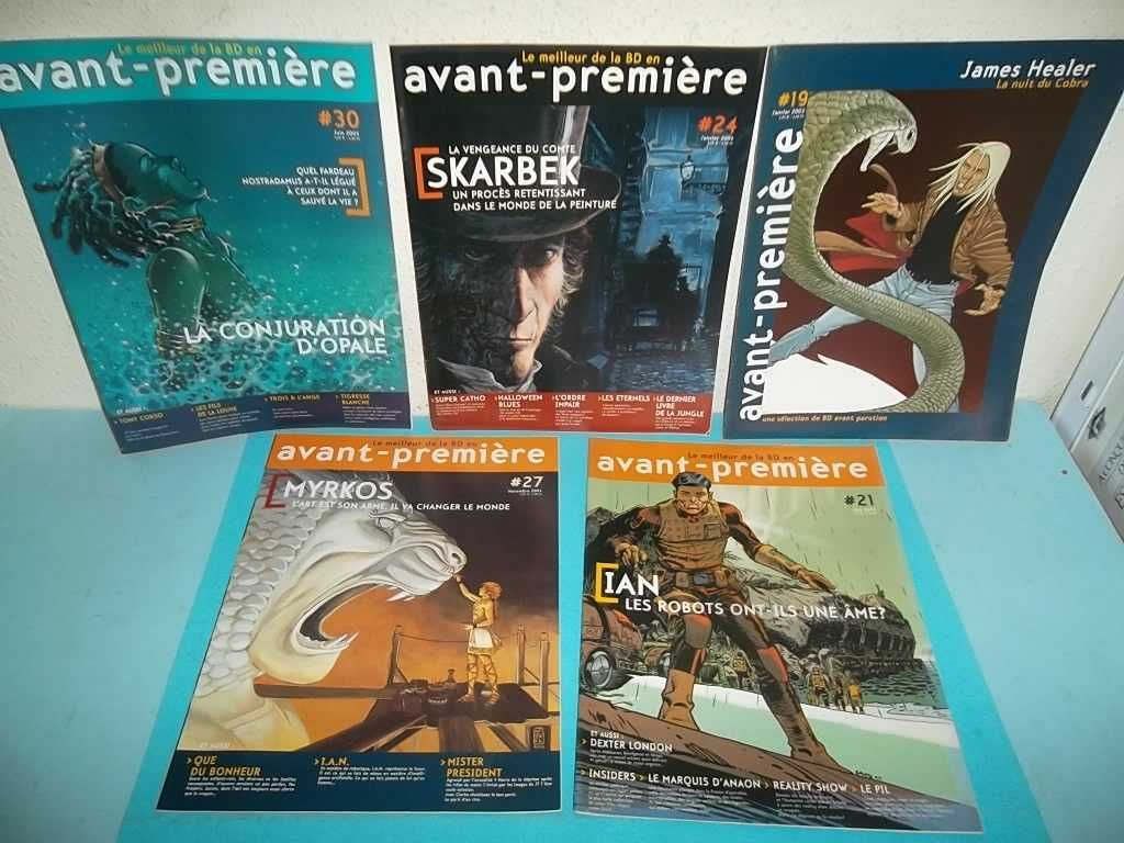 AVANT-PREMIÈRE - Revista de BD - 17 exemplares