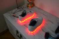 Светящиеся кроссовки с led подсветкой skechers energy, размер 39