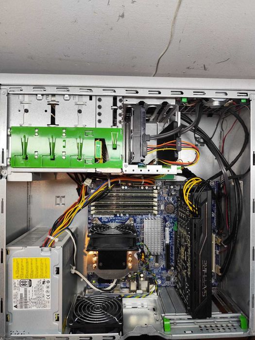 Komputer do grania i do pracy HP Z400. RX 470 4gb, SSD+HDD 1TB