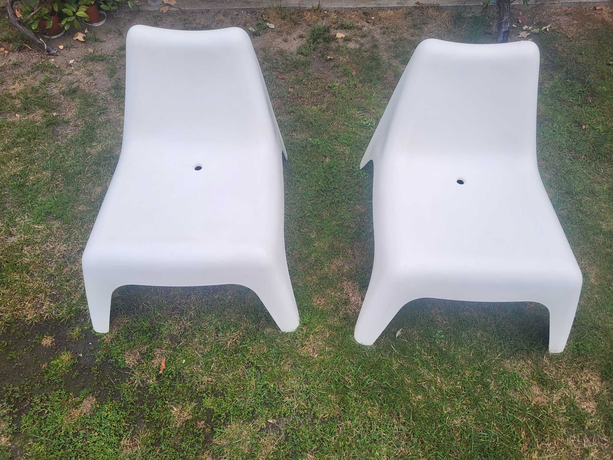 Fotele ogrodowe białe Ikea