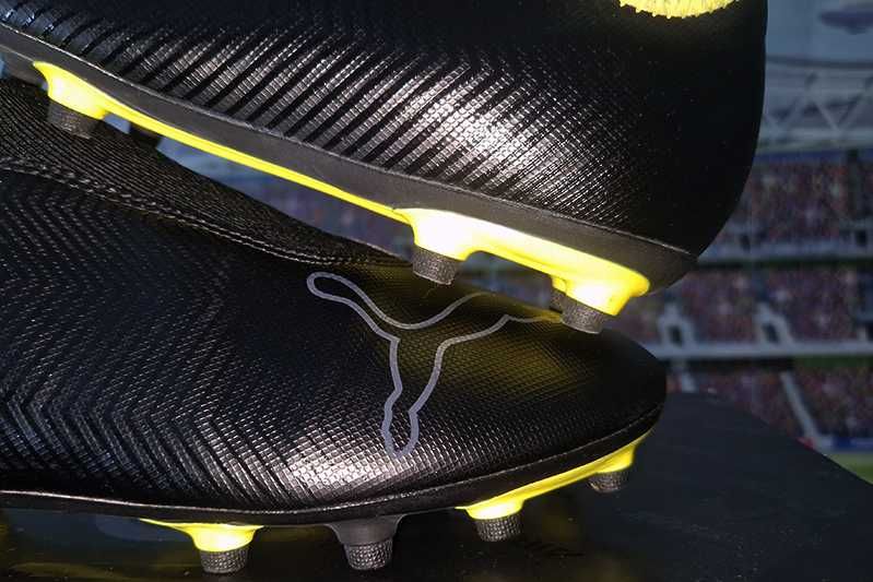 Puma Finesse LL – FG BlackFluYellow piłkarskie korki - lanki size: 41