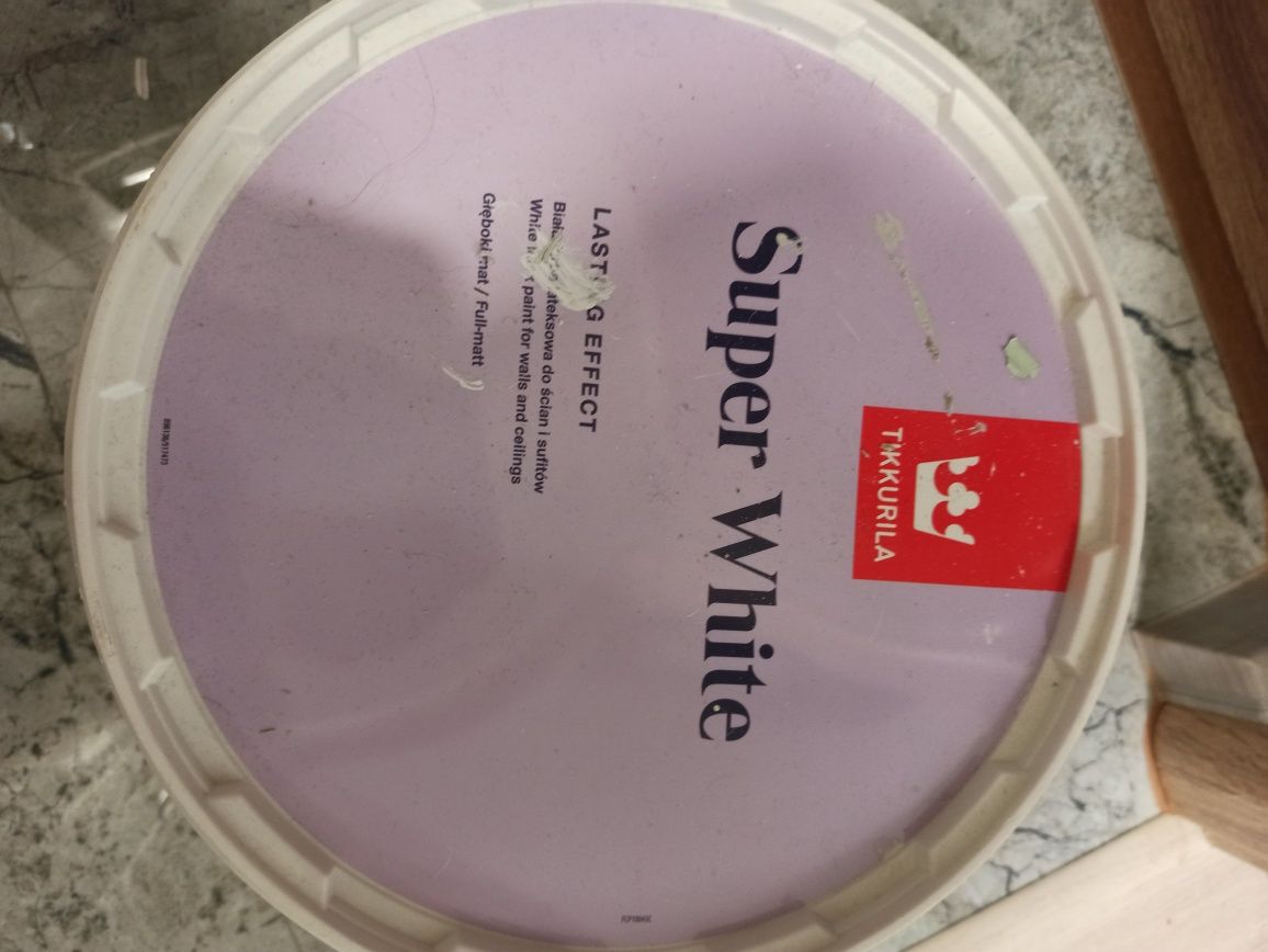 Tikkurila super White biała ok 6 litrów