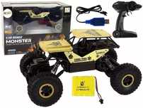 Auto terenowe R/C wysokie koła 1:18. Leantoys