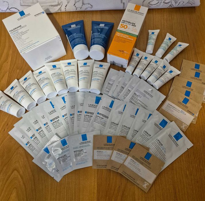 Duży zestaw kosmetyków la roche
