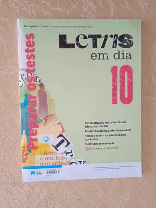 Letras em dia - Português - 10.º ano Escolar (COMO NOVO)