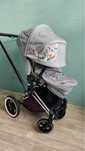 Коляска-прогулка Cybex Priam + зимовий чохол + автокрісло