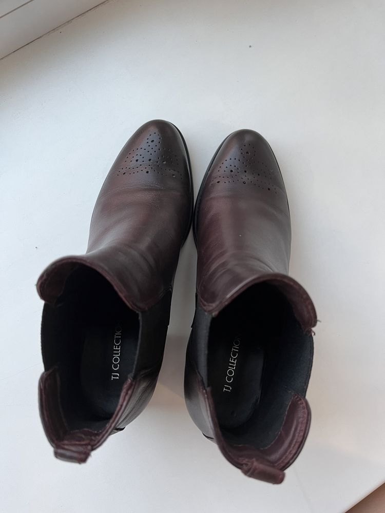 Шкіряні черевики TJ Collection