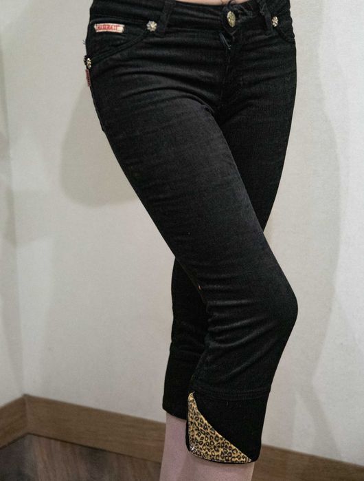 Бріджі чорні вельвет