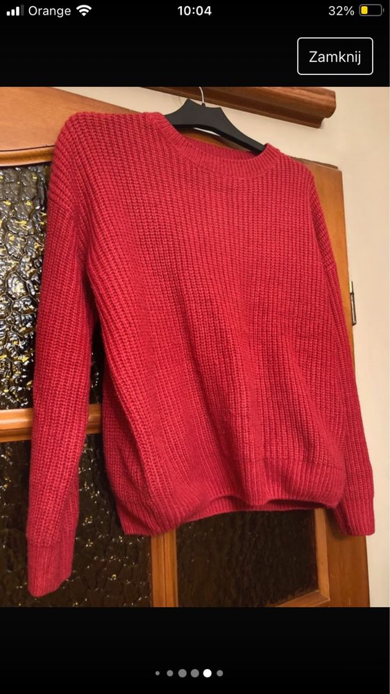 Czerwony sweter Esmara