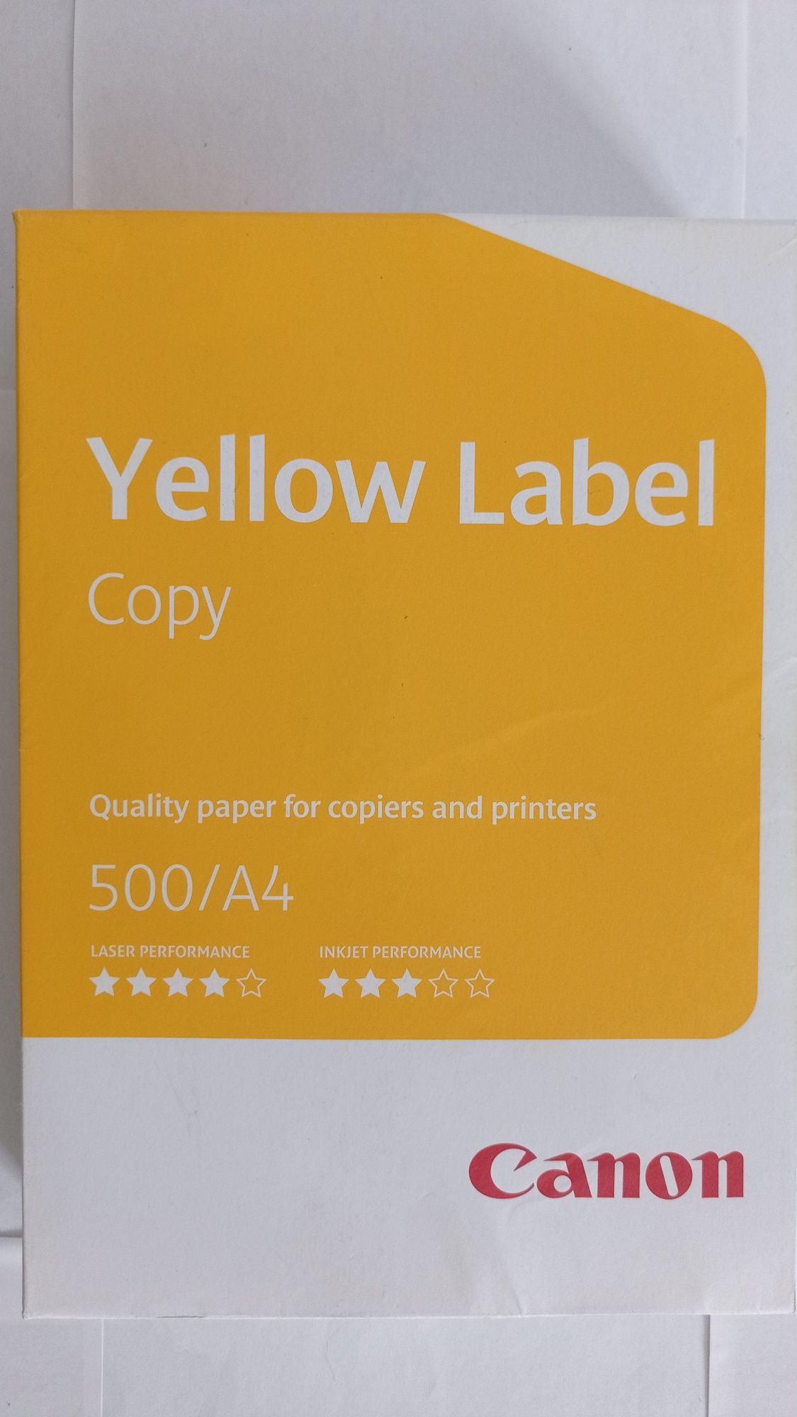 Бумага, папір офісний Canon Yellow Label COPY 500 аркушів, Кенон