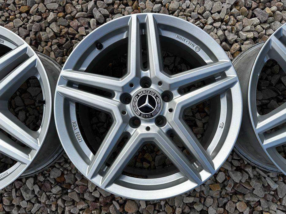 JAK NOWE PIĘKNE Oryginalne Alufelgi 17" 5x112 Mercedes-Benz AMG Line