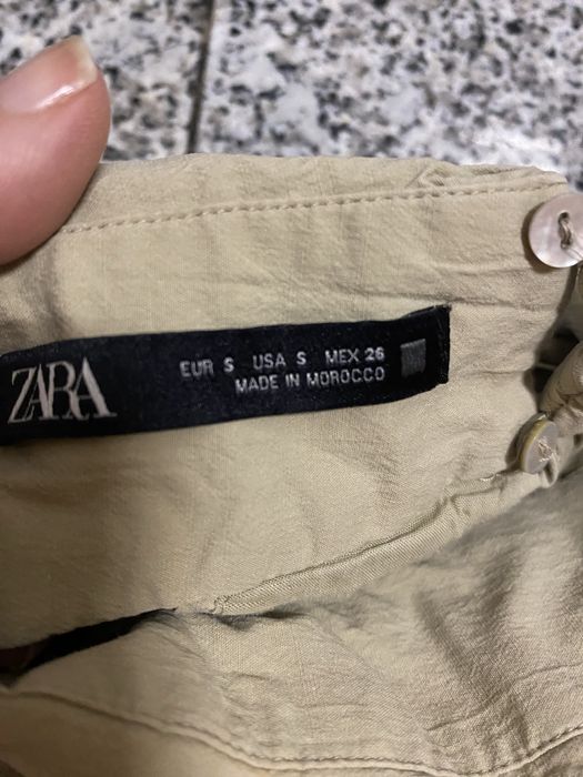 Top Zara tecido novo