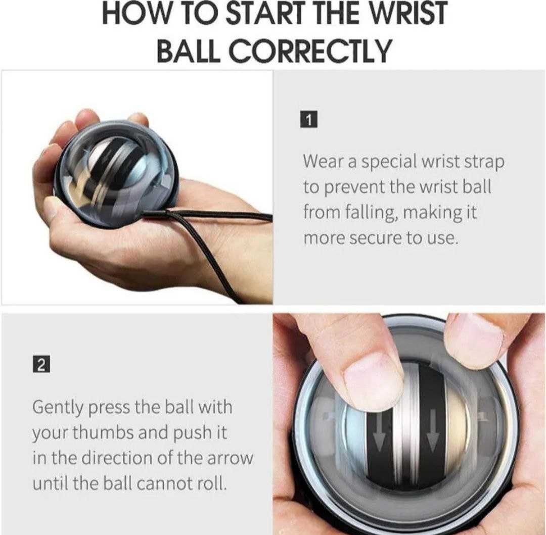 Гиробол gyroball gyro power кистевой эспандер тренажер для кистей рук