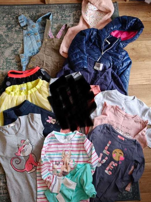 Paka ubranek dla dziewczynki r 104