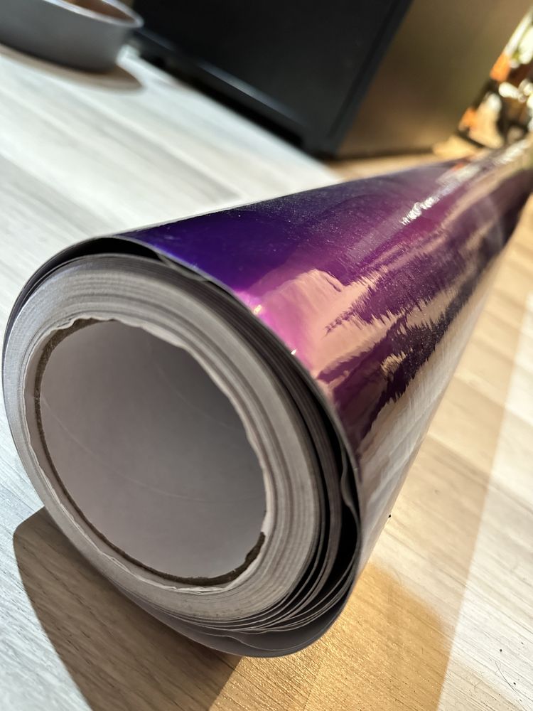 Rolka Folia Okleina Wrap fioletowa purple 1.52m x 30m