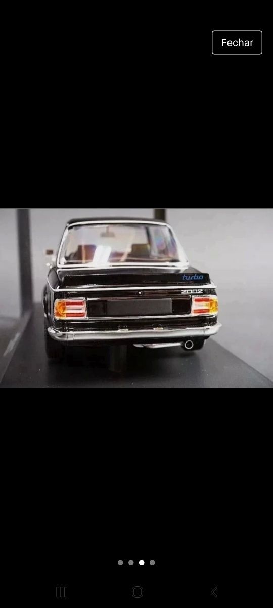 Carro 1/18  Minichamps Bmw 2002 Turbo Edição limitada