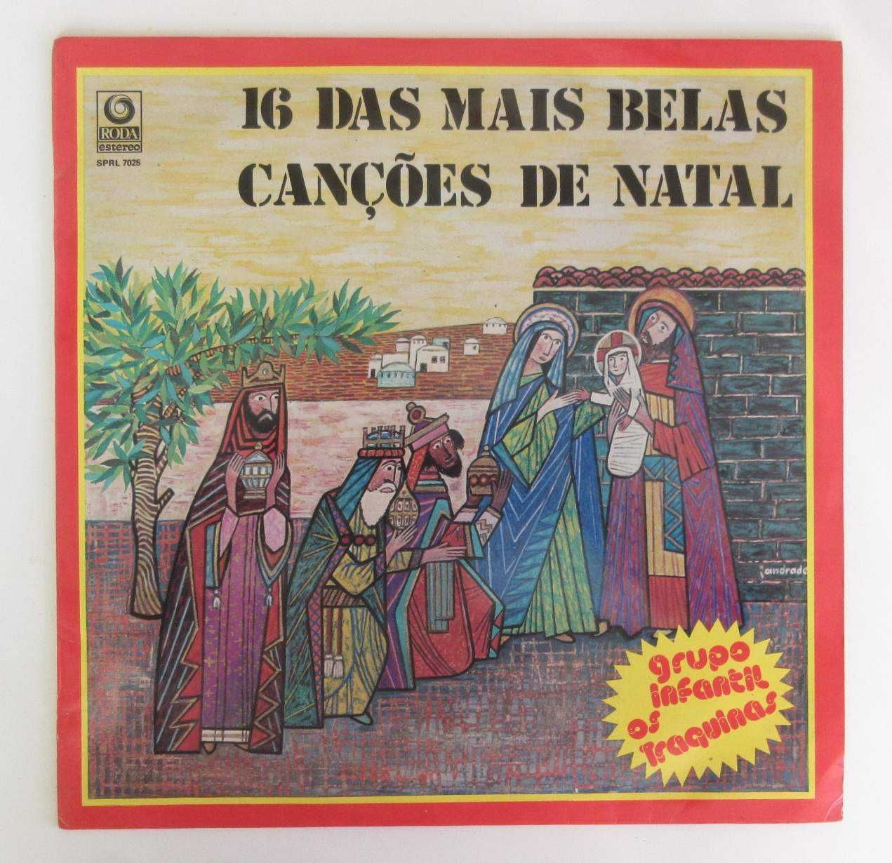 CORO INFANTIL OS TRAQUINAS - 16 Das Mais Belas Canções De Natal (LP)