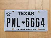Tablica Texas USA 666