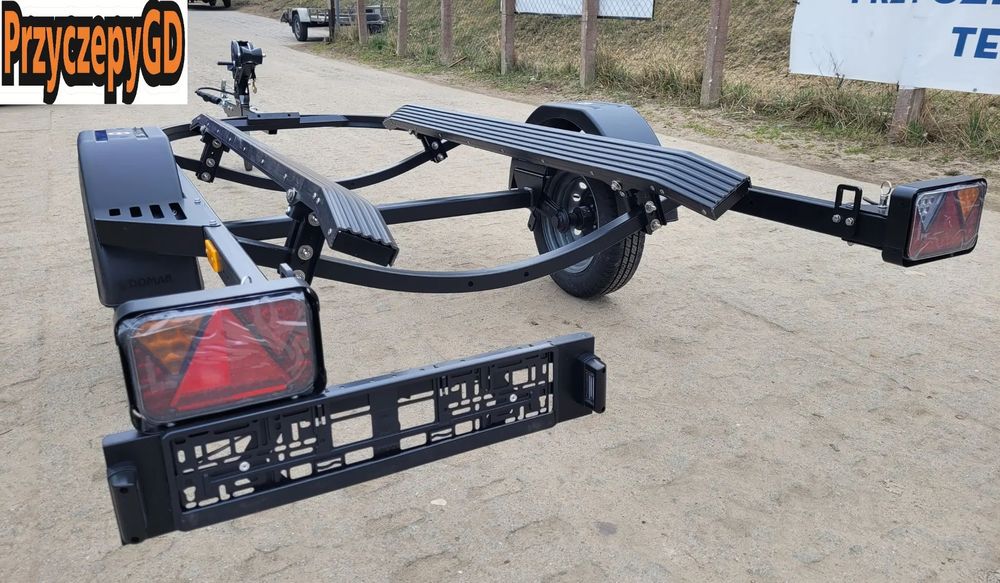 Lorries Przyczepa KOLOR JET PP-4816 pod skuter wodny odchylane światła LED  lekka  Przyczepka pod skuter wodny łódź pomarańczow, biała LORRIES, BENDERUP,