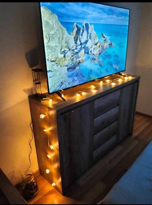 Різдвяний, новорічний декор, сніжинки, лед-гірлянда